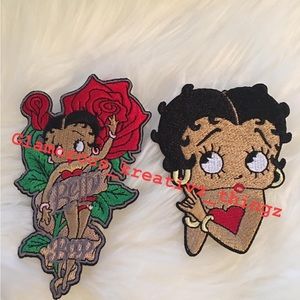 Beautiful Betty Boop set’s Embroidery patches